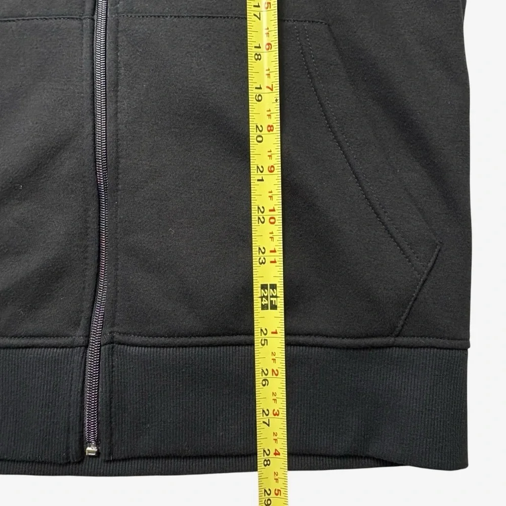 NWT True Religion Full Zip Buddha Hoodie Size M Logo Jet Black MSRP $119